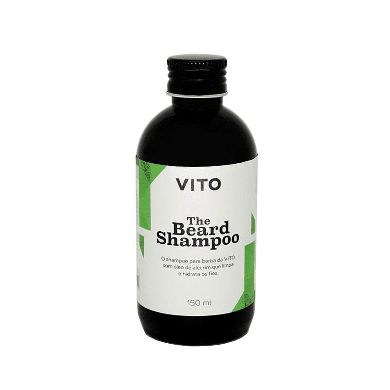 Kit - Cuidar da Barba - Balm, Shampoo e Pente Para Barba + Necessaire - Vito