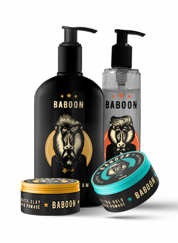 Kit Quarteto Baboon - Matte + Ultra + Shave + Grooming - Baboon