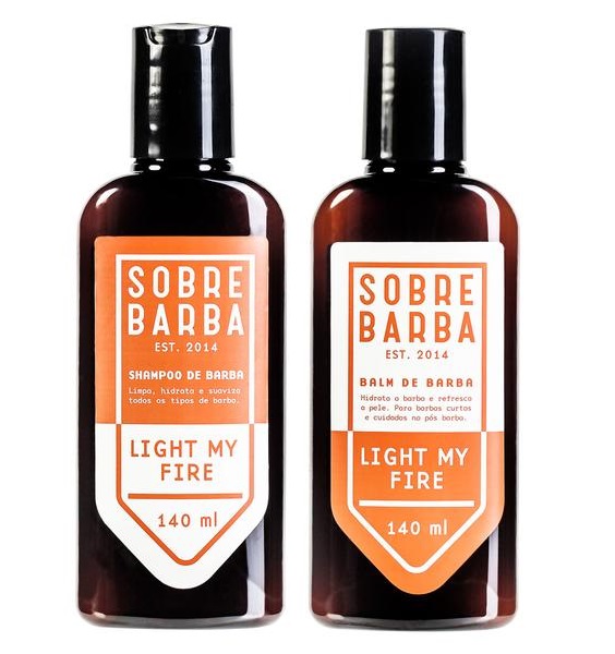 Kit -  Shampoo e Balm - Light My Fire - Sobrebarba
