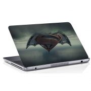 Adesivo de Notebook Batman X Super Homem