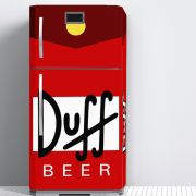 Envelopamento de Geladeira Cerveja Duff Beer