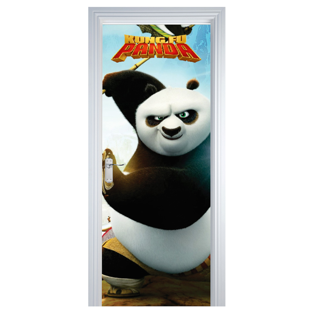 Adesivo de Porta Filme Kong Fu Panda 
