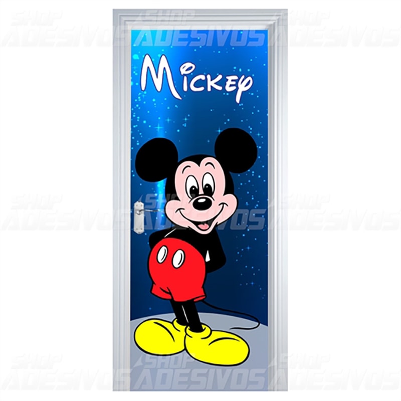 Adesivo de Porta Mickey Mouse