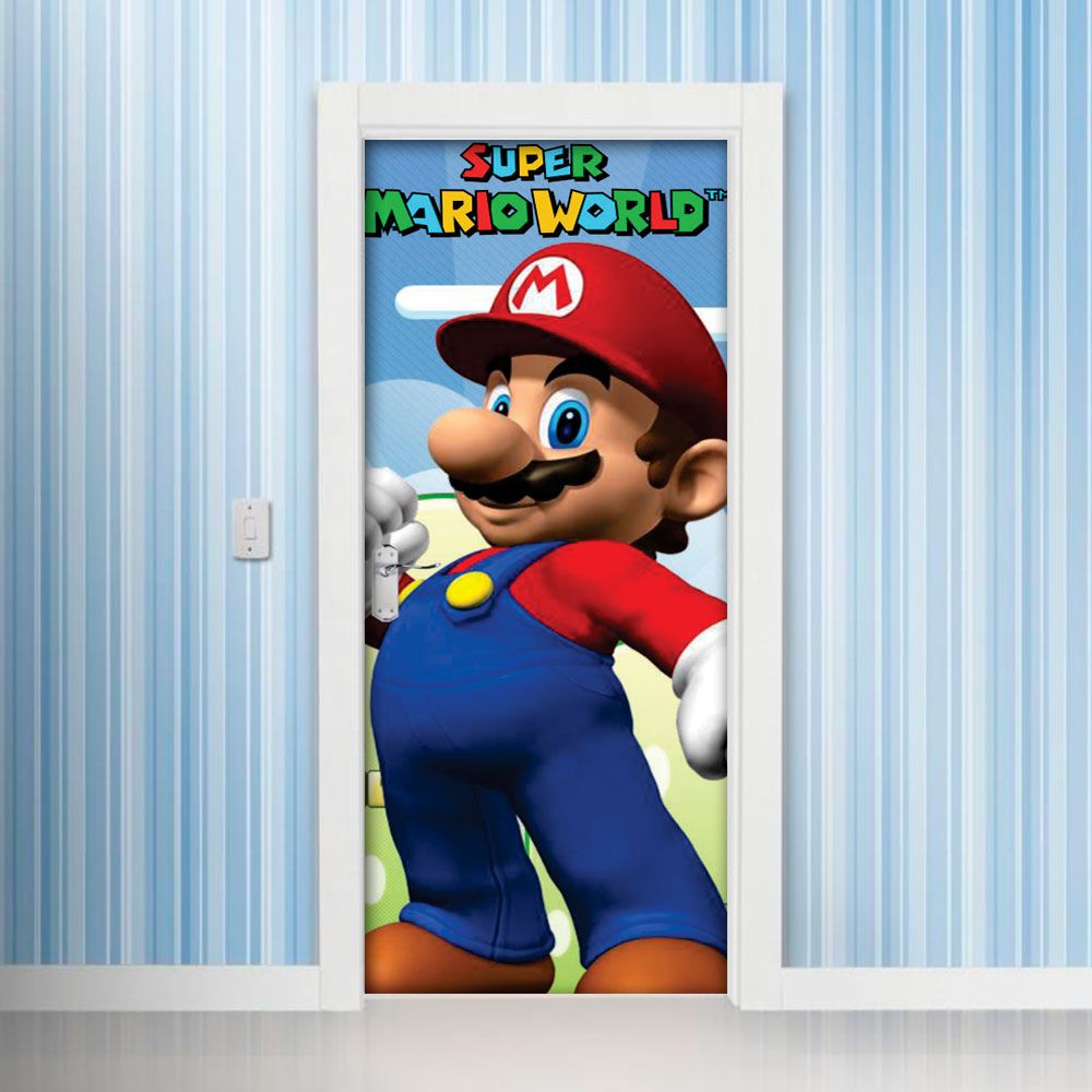 Adesivo de Porta Super Mario World