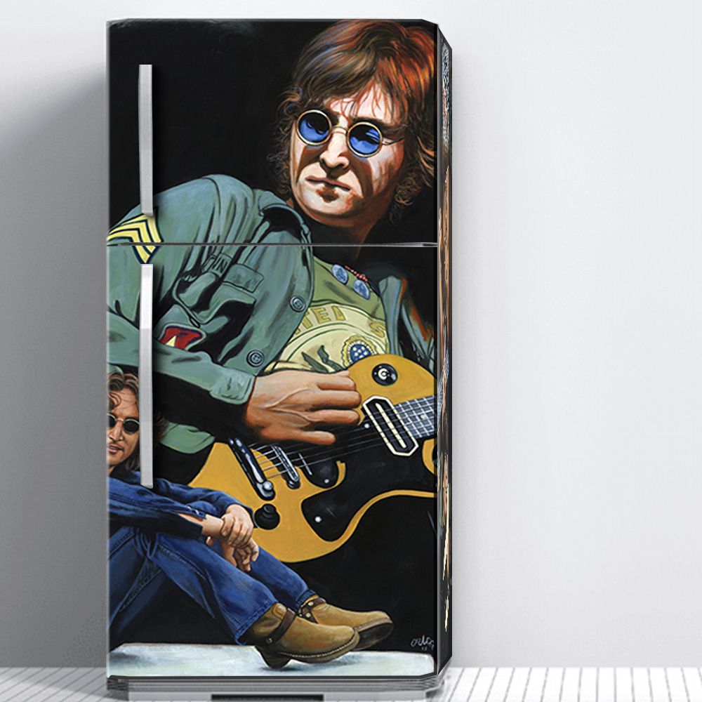 Envelopamento de Geladeira John Lennon