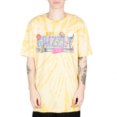 Camiseta Grizzly Pool Party Tie Dye Amarela
