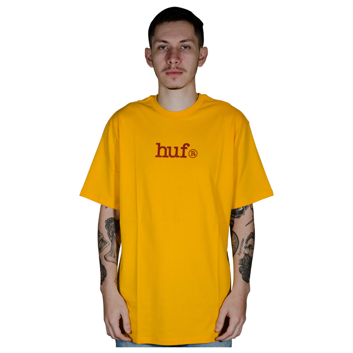 Camiseta Huf Type Amarela HFTS01000802