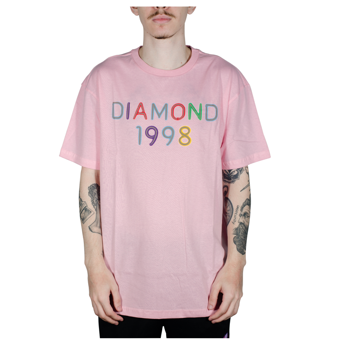 Camiseta Diamond Radiant Neon Rosa