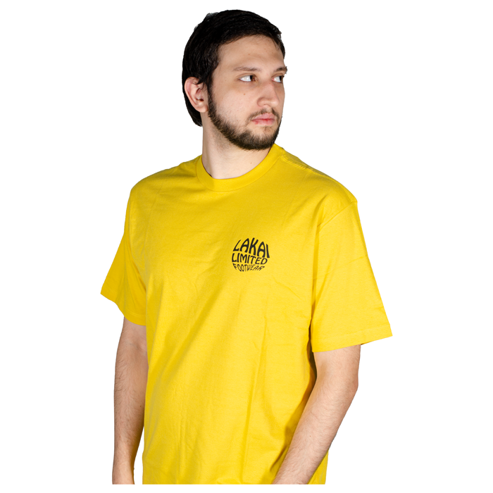 Camiseta Lakai Spiral Amarela LKTS010053