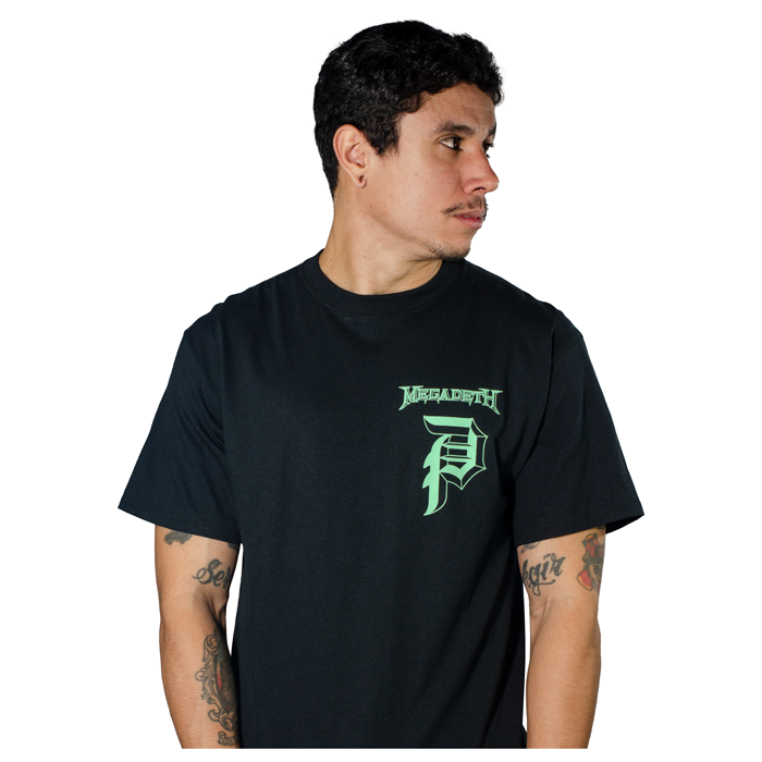 Camiseta Primitive X Megadeth Hangar Preta PAPH02119-BLK