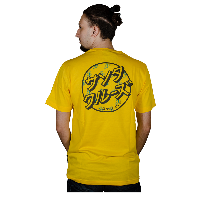 Camiseta Santa Cruz Off Hando Dot- Amarelo 50241012
