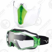 Óculos de Proteção Ampla Visão 6X3 com Protetor Facial Univet