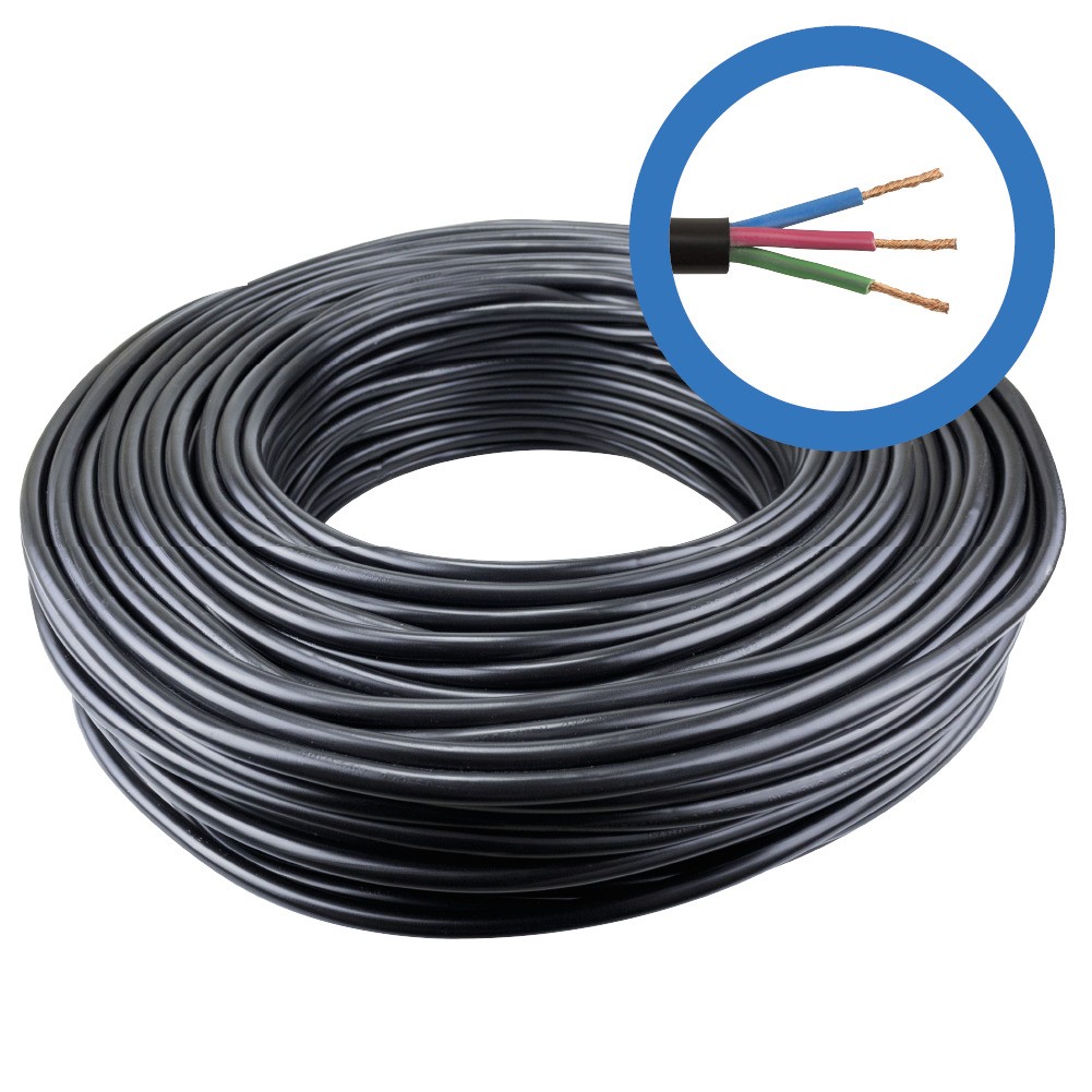 Cabo PP 3 X 1,5MM - (PP Rolo 100m)