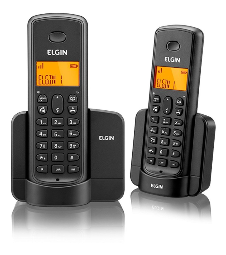 Telefone Sem Fio Com Um Ramal Viva Voz ID de Chamadas TSF8002 Elgin