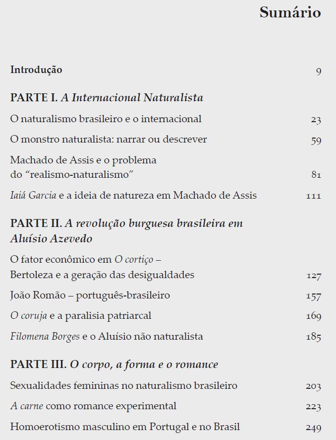 O Naturalismo e o Naturalismo no Brasil, de Haroldo Ceravolo Sereza