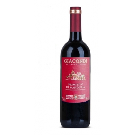 Vinho Italiano Giacondi Primitivo di Manduria 2019(750ml)