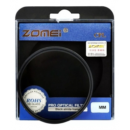 Filtro Polarizador Circular Zomei Cpl 52mm Para Lentes