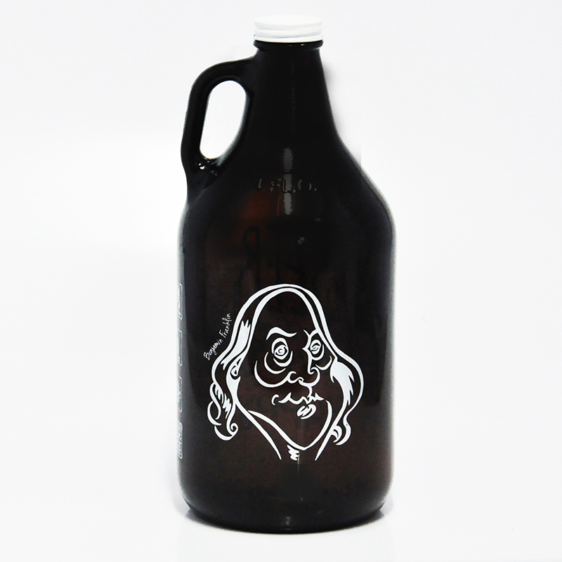 Growler Americano 1,89l - Coleção Pensadores da Cerveja - Benjamin Franklin