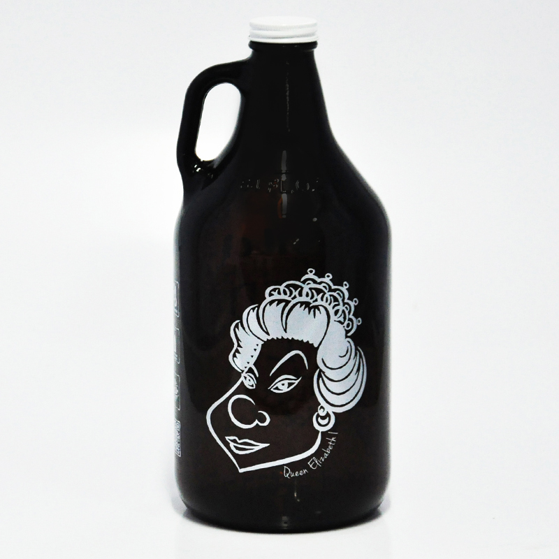 Growler Americano 1,89l - Coleção Pensadores da Cerveja - Rainha Elizabeth I