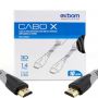 Cabo HDMI 1.4 10 Metros Blindado com Malha e Filtro Exbom CBX-H100CM