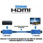 Extensor HDMI Full HD 1080p até 30 Metros via Cabo de Rede RJ45 Cat5e/6 XTrad XT2185