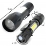 KIT 2x Lanterna Led Mini Recarregável via Usb B-Max BM8400