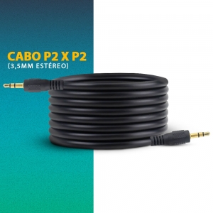KIT Conversor Áudio Digital para RCA e P2 XT-5529 + Cabo Óptico Toslink 1 mt + Cabo Áudio P2 x P2 + Cabo DC 5V