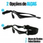 KIT Lupa de Cabeça Óculos 5 Lentes e LED + Jogo de Chaves 16 Peças Precisão