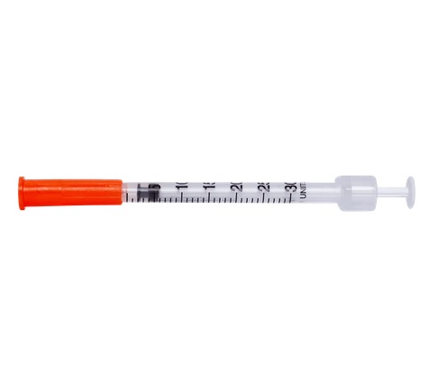 Seringa Descartável 0.3ML, 6mm - 31G - Ultra Fina Insulina - C/10 Un - Uniqmed