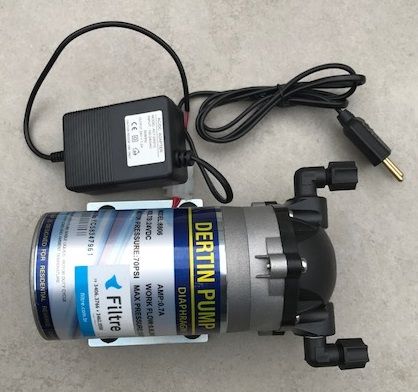 Filtro Osmose Reversa 50 GPD + Deionizador + Bomba Pressurizadora