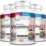 Vitamina D3 2000UI - 50mcg (Colecalciferol) - 3 Potes (180 cáps.)