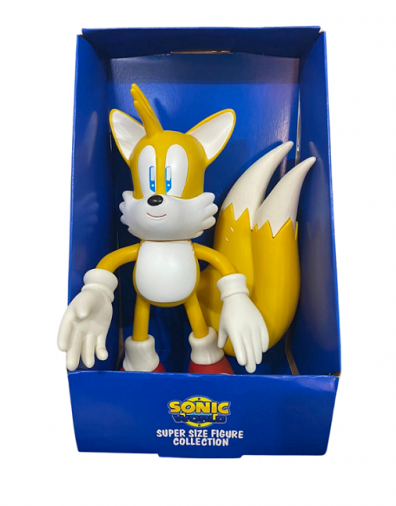 Boneco Tails Sonic The Hedgehog Articulado Personagem Miles Prower