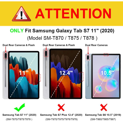 Capa para Tablet Samsung Galaxy S7 Tela 11 Polegadas T870 T875 Traseira Silicone Impacto