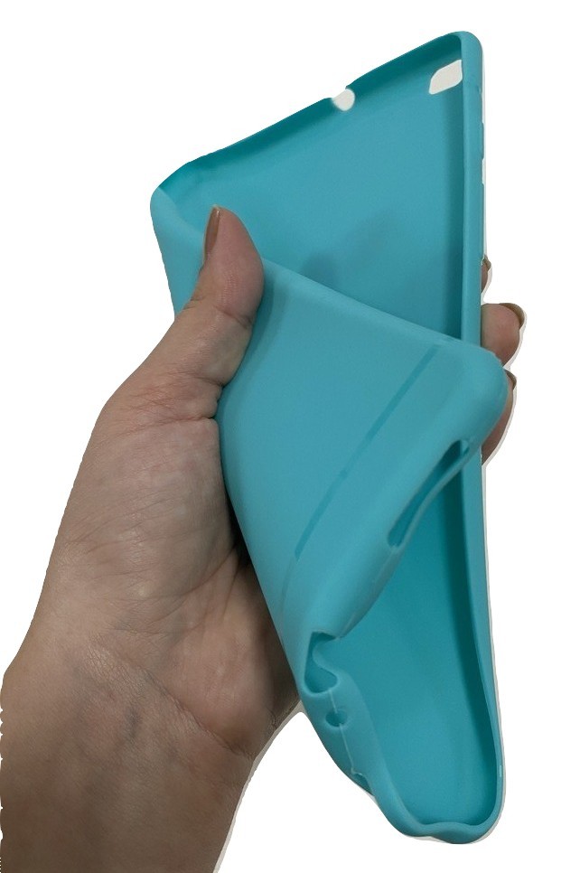 Kit para Capa Tablet Samsung Galaxy Tab A 8 T290 T295 Silicone Azul + Vidro