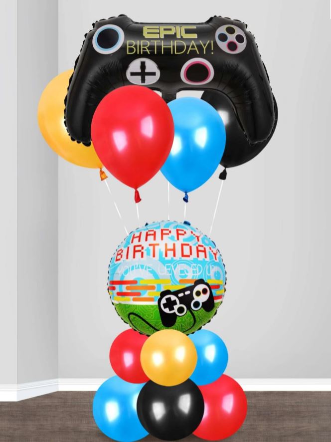 Balões Jogador Gamer 65cm Decoração de Festa Temática