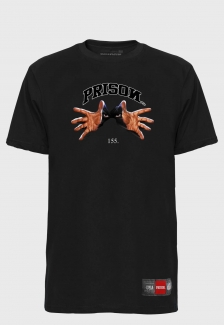 Camiseta Streetwear Prison Black 155