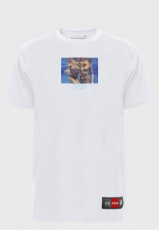 Camiseta Streetwear Prison White Mermaid + Food