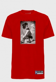 Camiseta Streetwear Red Prison Gueixa