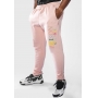 Calça Sportswear Moletom Pink Prison New York Needlework