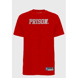 Camiseta Streetwear Prison Red Refletiva
