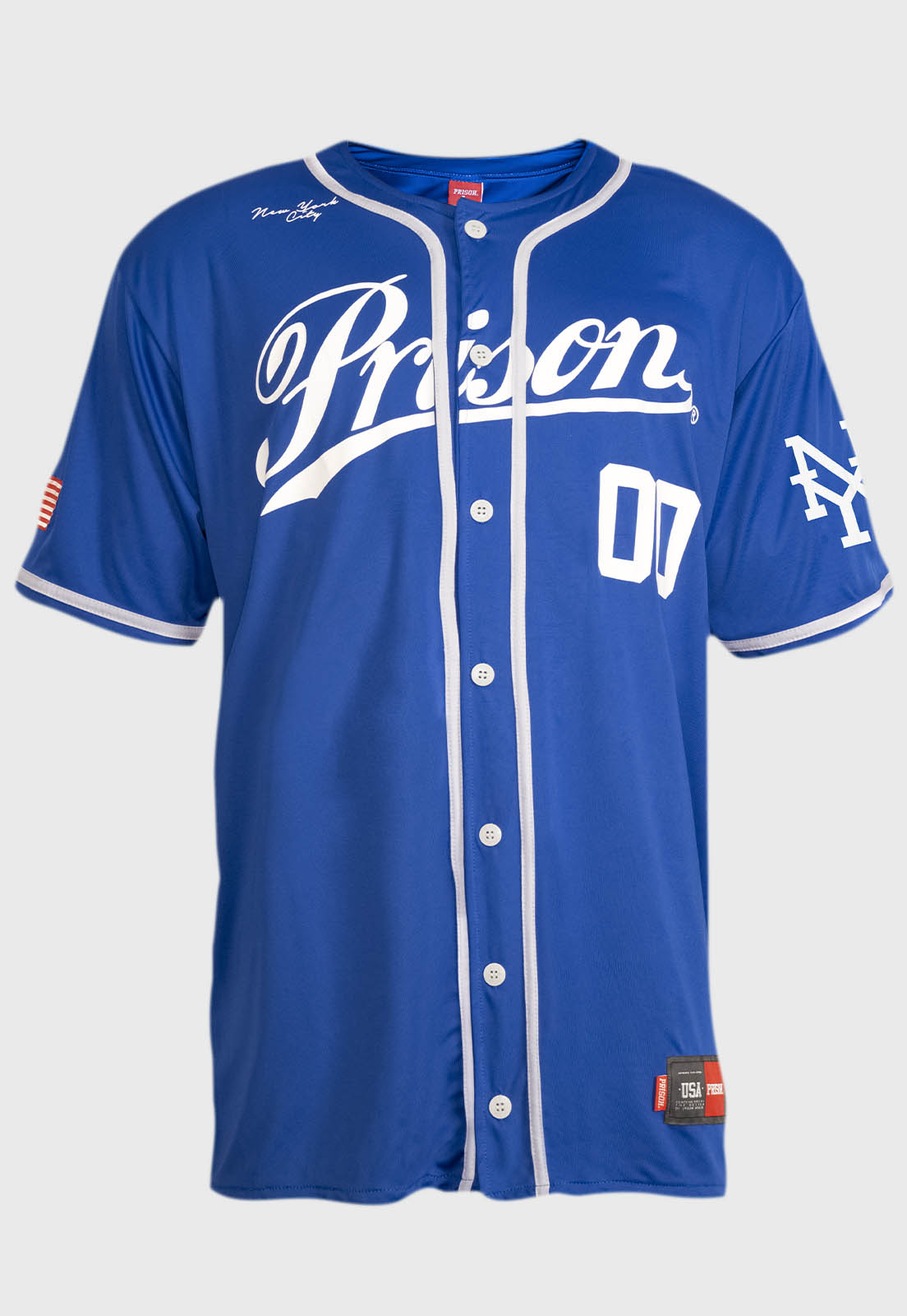 Camisa de Baseball Blue Yorks Prison