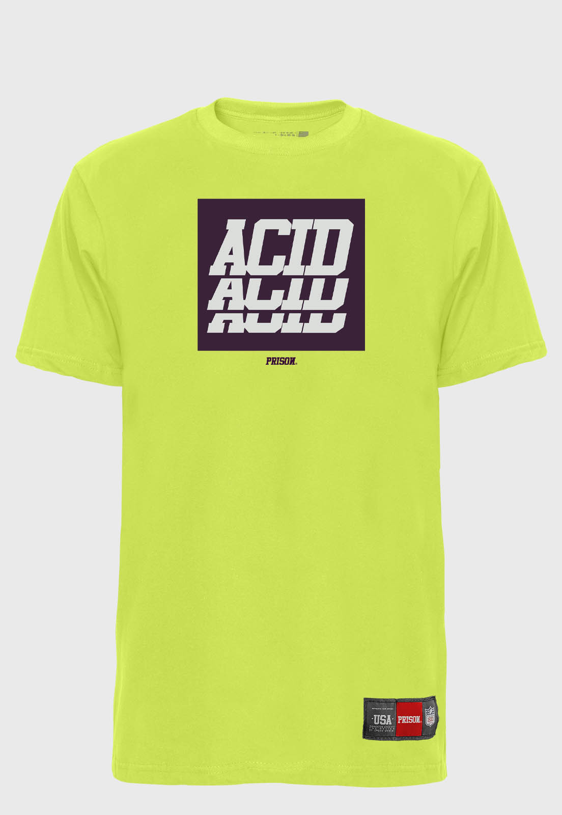 Camisa Streetwear Prison Green Acid