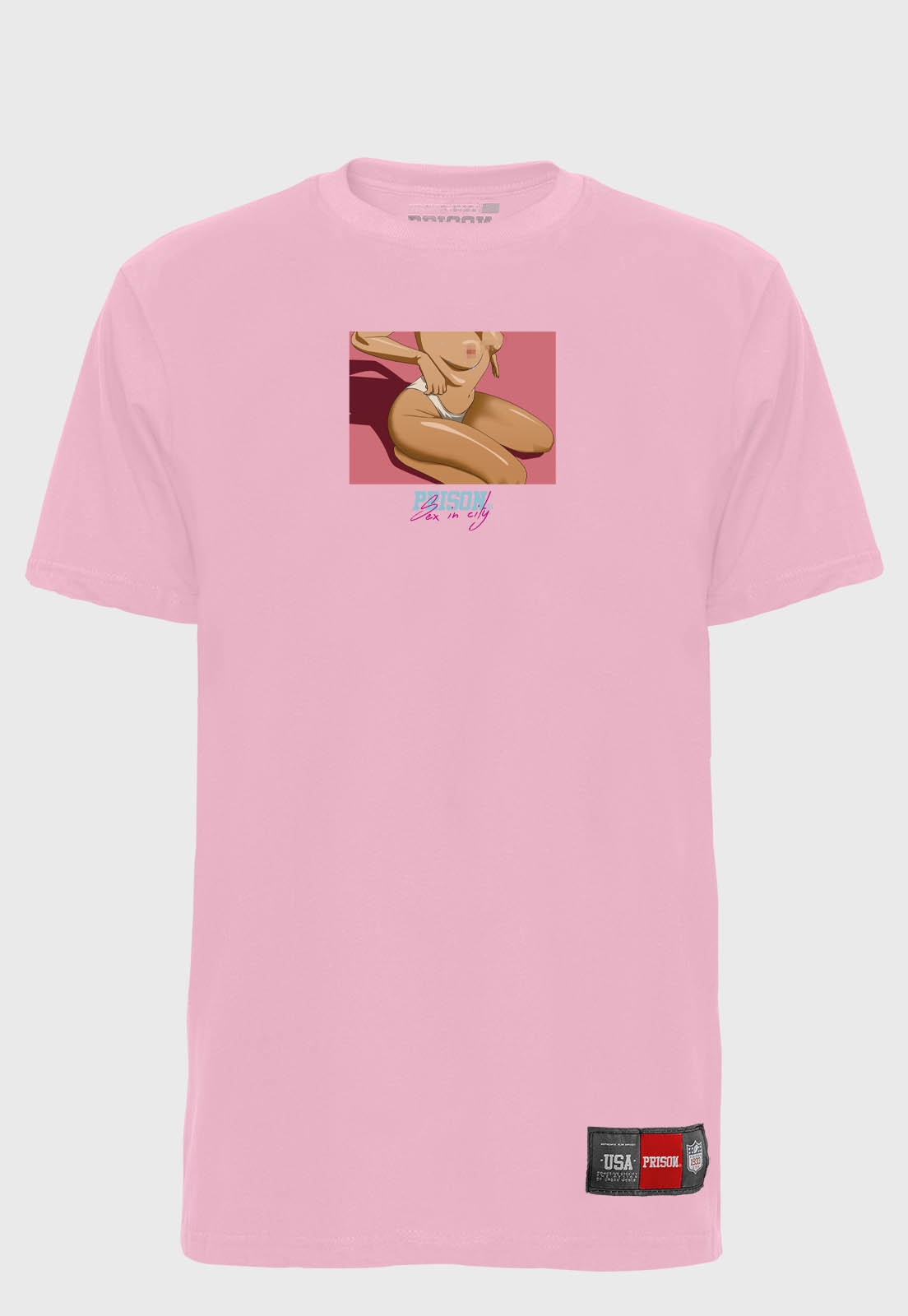 Camisa Streetwear Prison Pink Sex in city