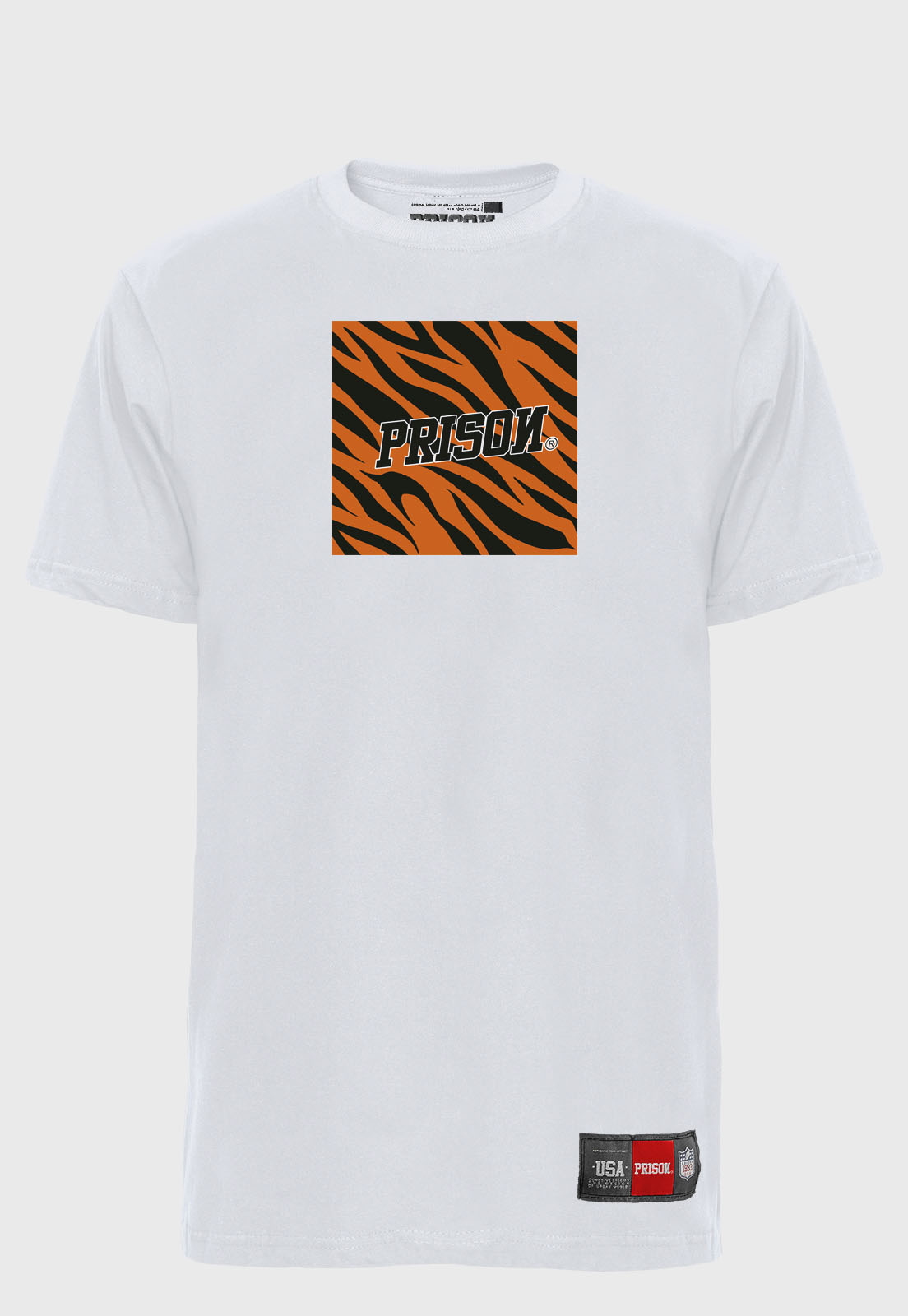 Camiseta Prison Tiger Branca