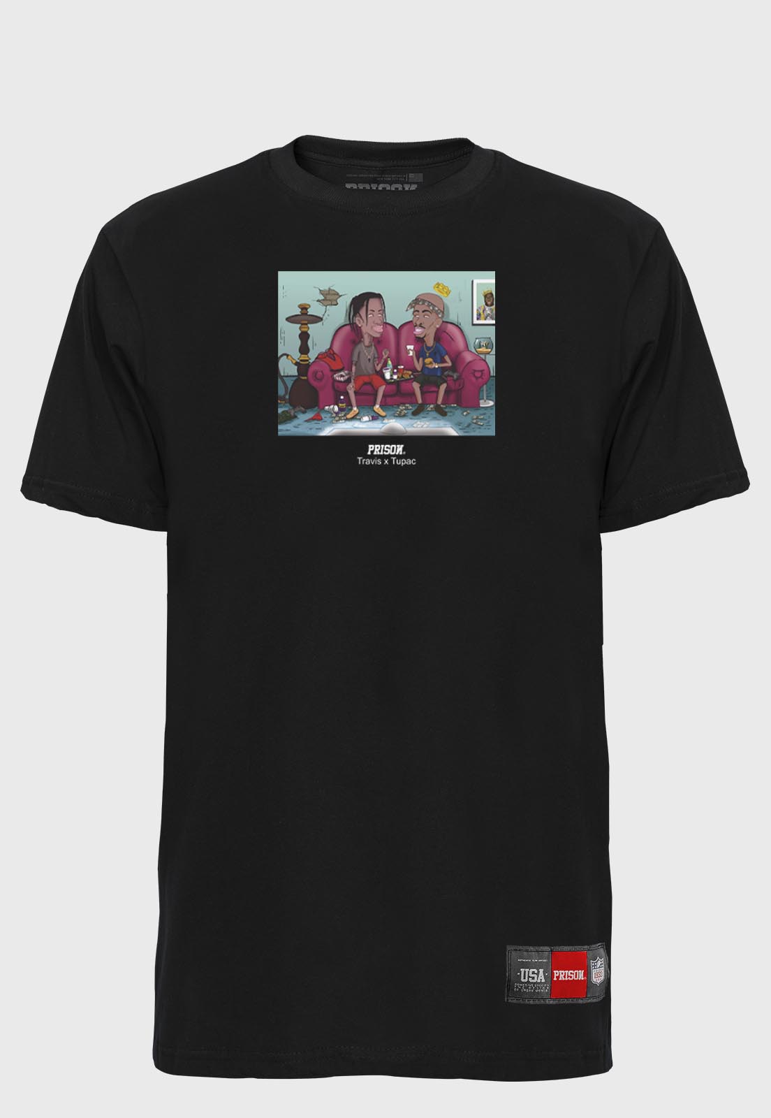 Camiseta Prison Travis x Tupac