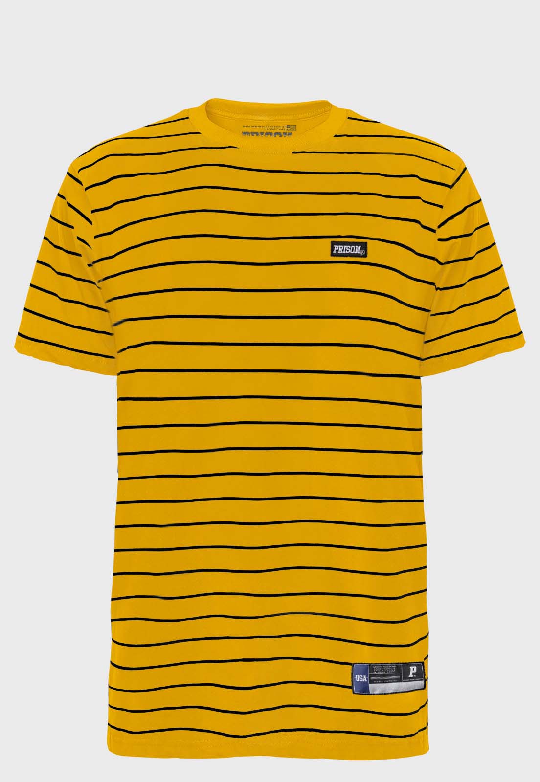 Camiseta Streetwear listrada horizontal prison
