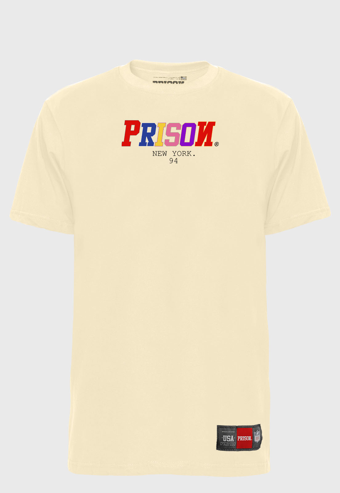 Camiseta Streetwear Off White Prison New York 94