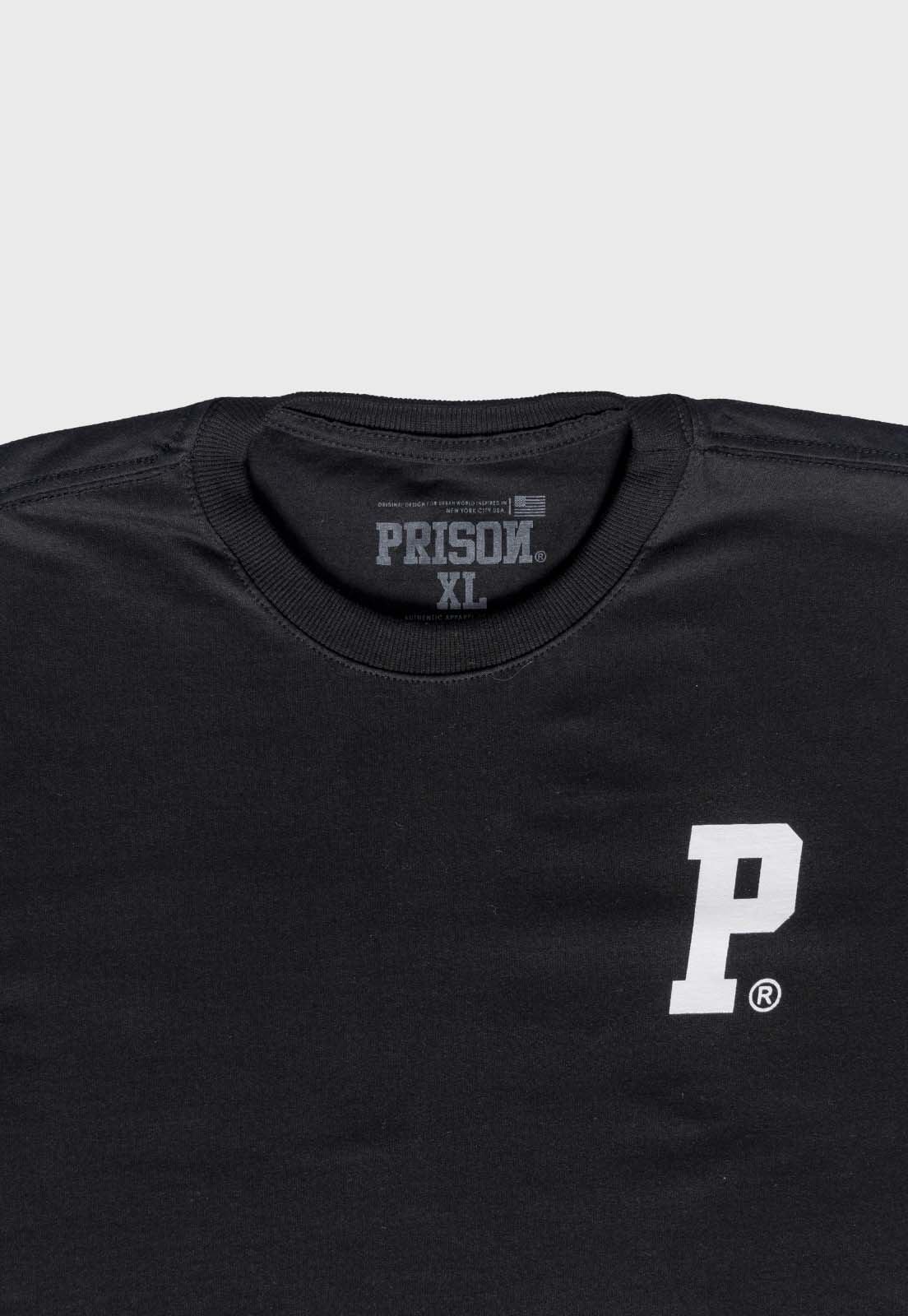 Camiseta Streetwear Prison Big range Preta