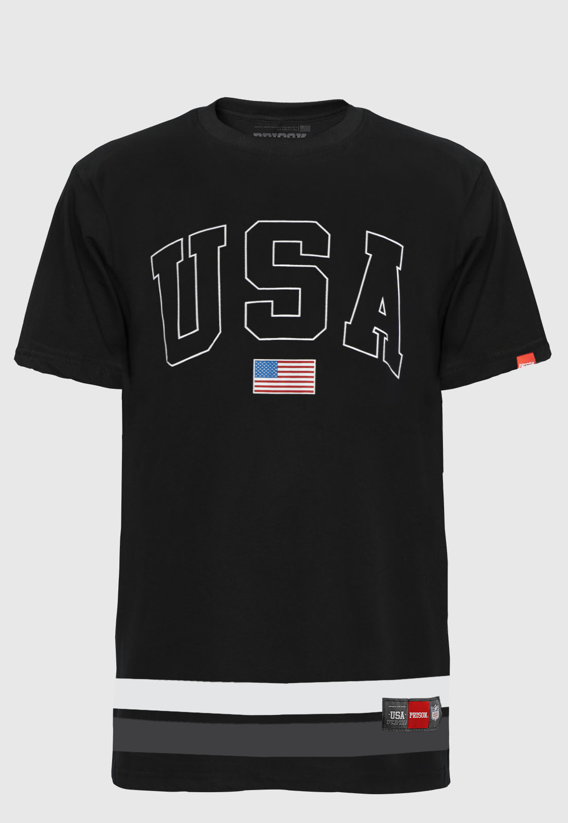 Camiseta Streetwear Prison Line USA