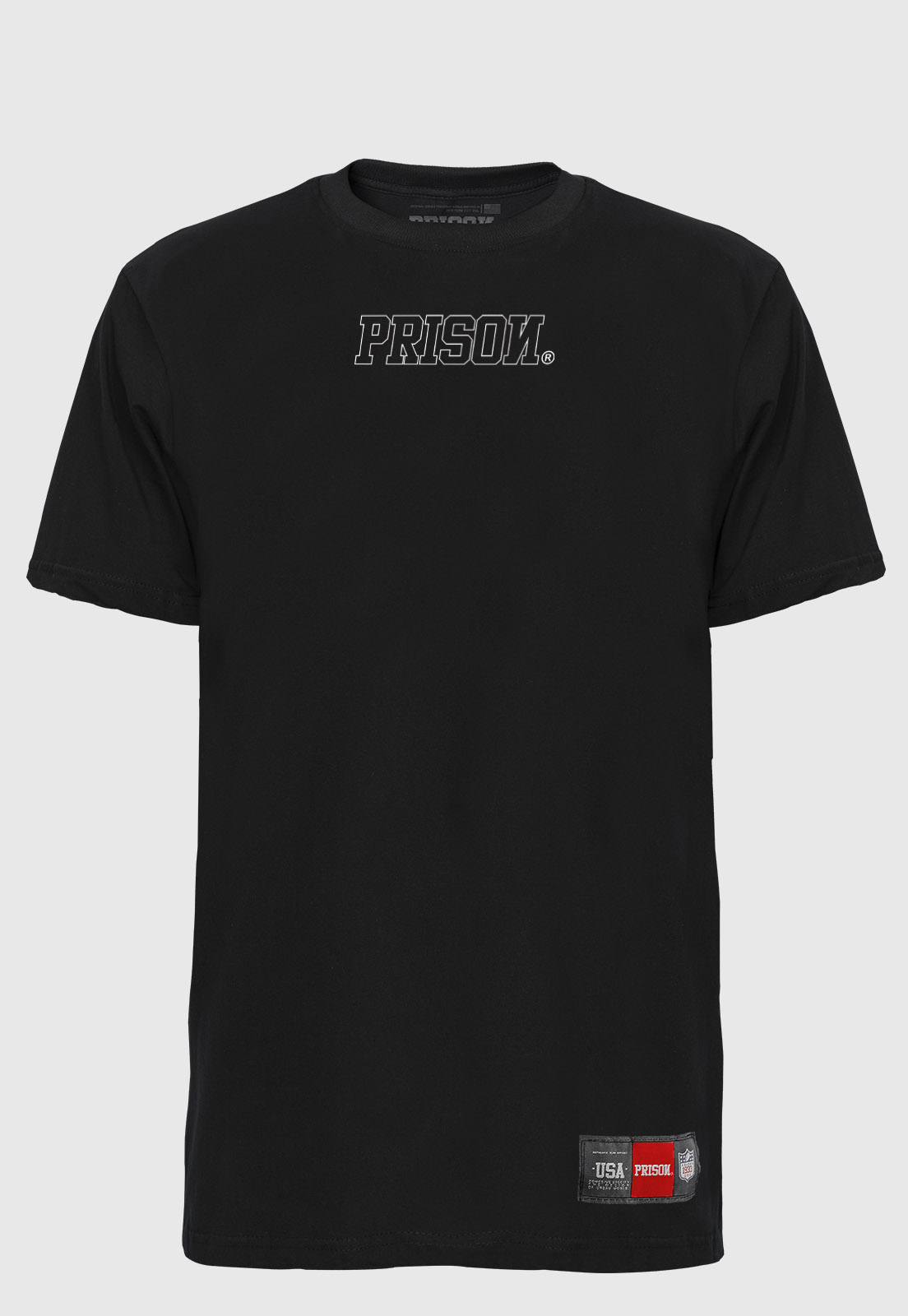 Camiseta Streetwear Prison Logo Black